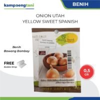 Benih Bawang Bombay Onion Utah Yellow Sweet Spanish Haira Seed isi 0,5 gram