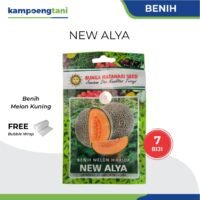 Benih Melon New Alya isi 7 Biji Bibit Melon Kuning Cap Bunga Matahari Seed