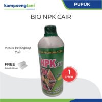 Bio NPK Cair Plus Ga3 1 Liter Pupuk Pelengkap Cair Penyubur Akar Daun Bunga dan Buah