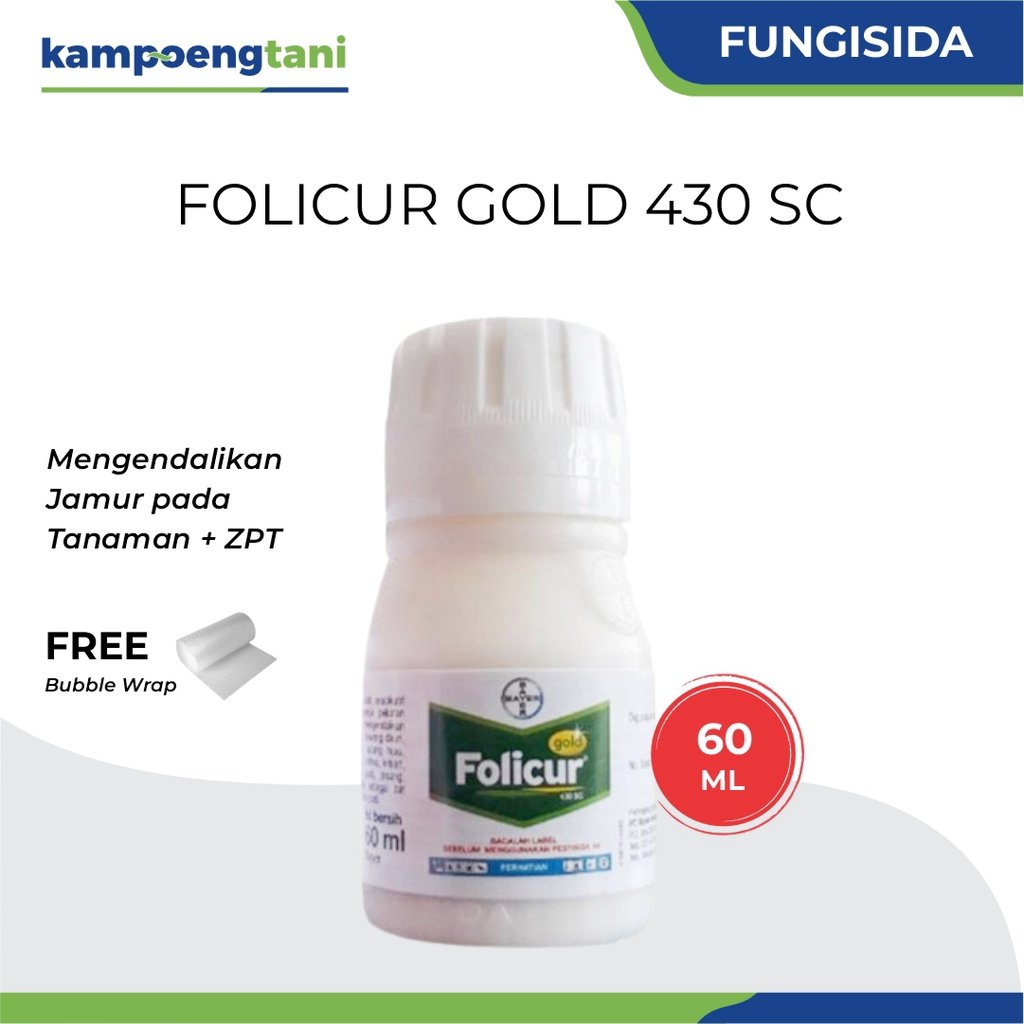 Folicur Gold 430SC 60ml Fungisida Sistemik Obat Pembasmi Penyakit Jamur Tanaman Padi