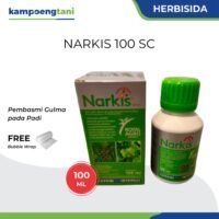 Herbisida Narkis 100 SC 100ml Natrium Bispiribak Obat Pembasmi Gulma pada Padi
