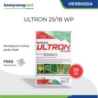 Herbisida Ultron 20/18 WP 20 gram Pembasmi Gulma Obat Rumput Padi Sawah
