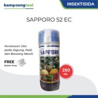 Insektisida Sapporo 52 EC 250ml Emamektin Benzoat Obat Pembasmi Hama Ulat Grayak