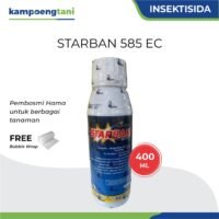 Insektisida Starban 585 EC 400ml Biotis Obat Pembasmi Ulat Kutu Hama Tanaman