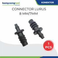 Konektor Lurus 4 mm / 7 mm Sambungan Selang