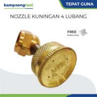 Nozzle Sprayer Kuningan 4 Lubang Spuyer Kabut