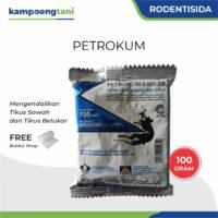 Petrokum 0,005 BB 100 gram Rodentisida Racun Tikus Ampuh Mati Kering Tidak Bau