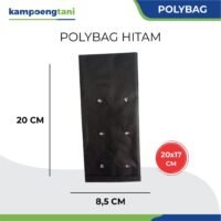 Polybag Hitam Ukuran 17 x 20 Per Pcs Plastik Polibag Tanaman
