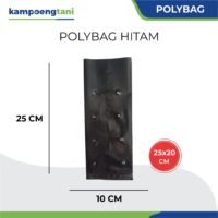Polybag Hitam Ukuran 20 x 25 Per Pcs Plastik Polibag Tanaman