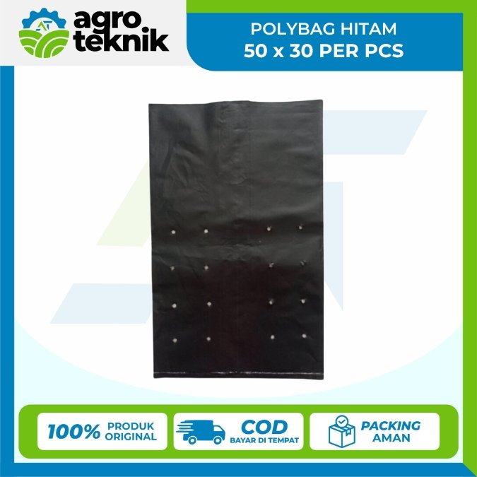 Polybag Hitam Ukuran 50 x 30 Per Pcs