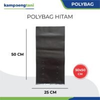 Polybag Hitam Ukuran 50 x 50 Per Pcs Plastik Polibag Tanaman
