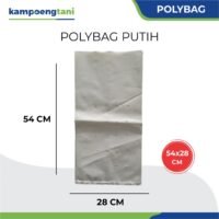 Polybag Putih Ukuran 54 x 28 Per Pcs Plastik Polibag Tanaman