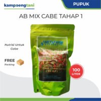 Pupuk Nutrisi AB Mix NETAFARM Untuk CABE Tahap 1 100 liter