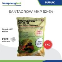 Pupuk Santagrow MKP 52+34 1 kg Perangsang Akar dan Bunga Untuk Semua Jenis tanaman