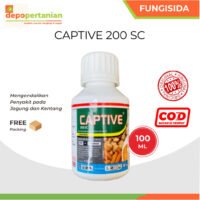 Captive 200 SC 100ml Fungisida Perlakuan Benih Anti Bulai Jagung Obat Pembasmi Penyakit Tanaman