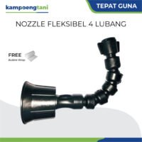 Nozzle Fleksibel 4 Lubang Spuyer Sprayer Elektrik Flexible
