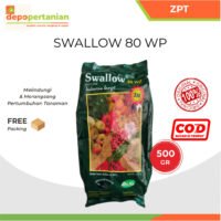 Swallow 80 WP 500 gram Pupuk Fungisida Bahan Aktif Belerang Obat Penyakit & Penyubur Tanaman