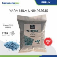 Pupuk NPK Yara Mila Unik 16-16-16 500 gram Repack Original Penyubur Bunga dan Buah