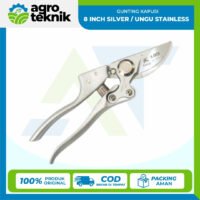 GUNTING KAPUSI 8 INCH SILVER / UNGU STAINLESS