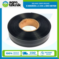 SELANG DRIP IRIGASI 5 MIKRON x 4 CM x 300 METER