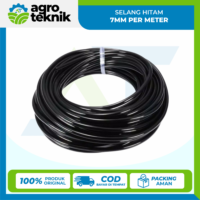 SELANG HITAM 7MM PER METER