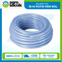 SELANG PVC 10 M PUTIH PER ROL