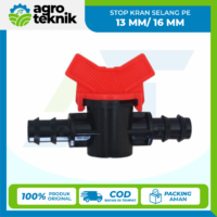 STOP KRAN SELANG PE 13 MM/ 16 MM
