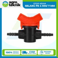 STOP KRAN SELANG PE 4 MM/ 7 MM