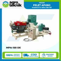 Mesin Pelet Apung Mahkota MPA-150 DE: Floating Pellet Mill 26 HP Kapasitas 150 kg/Ja