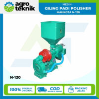 Mesin Giling Padi Polisher Mahkota N-120: Mesin Poles Beras Kapasitas Besar 1,3 Ton/Jam
