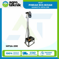 Alat Pindah Biji-bijian Mahkota MFSA-20E: Grain Elevator Vertikal 2 kW Kapasitas 1,5 Ton/Jam