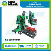 Mesin Giling Padi Mahkota KD-930 PRO D: Rice Milling Unit Otomatis 30 HP Kapasitas 1 Ton/Jam