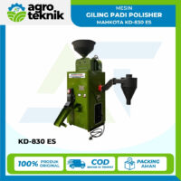 Mesin Giling Padi Polisher Mahkota KD-830 ES: Rice Huller Kombinasi Pecah Kulit 4 HP Kapasitas 200 kg/Jam