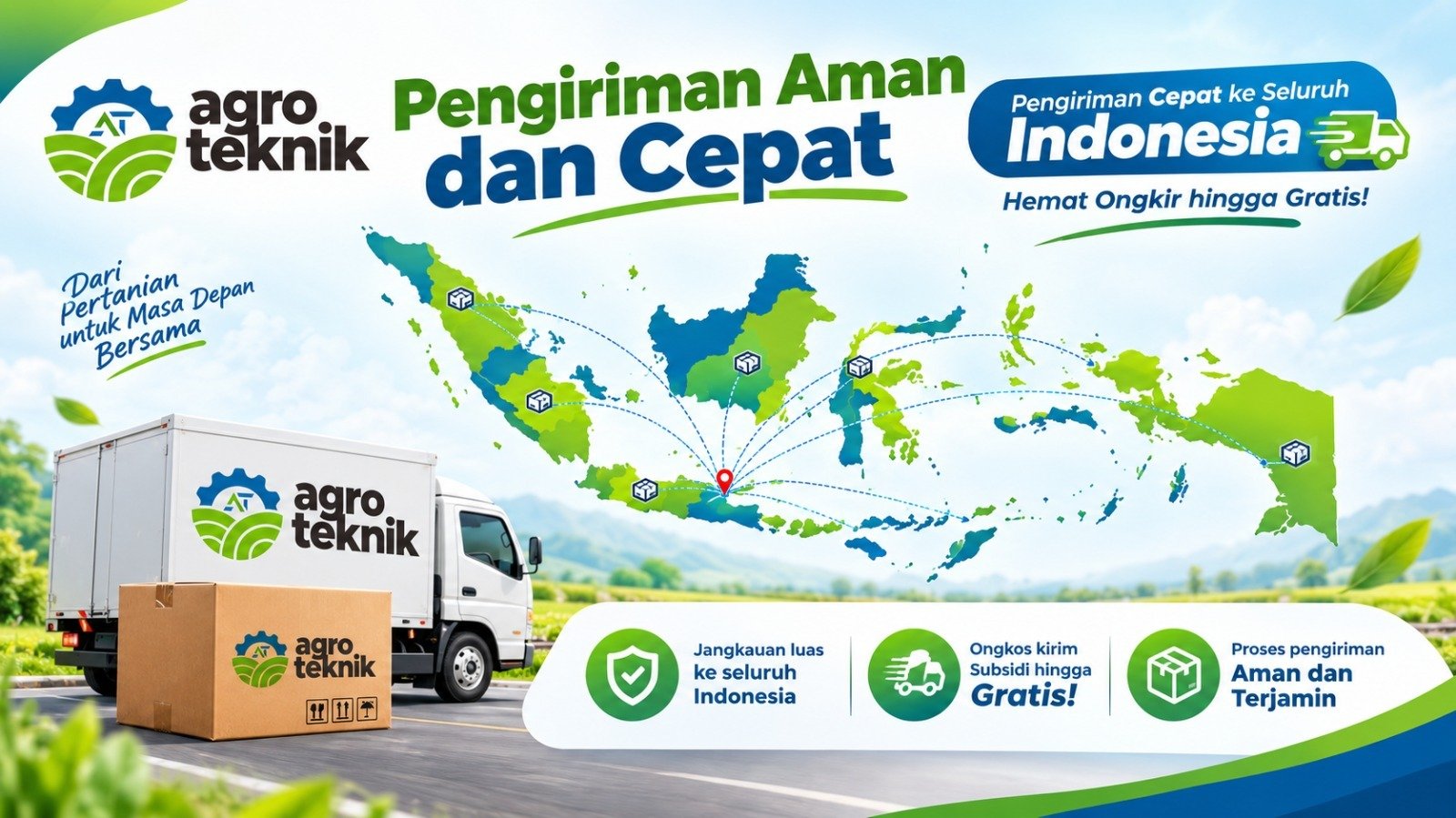 Agroteknik - Pengiriman Produk ke Seluruh Indonesia